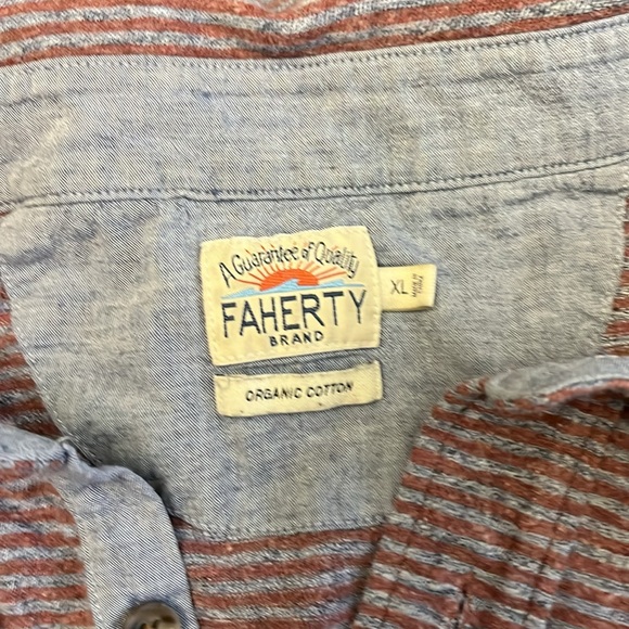Men’s XL Faherty Organic Cotton Polo Shirt - Picture 2 of 8